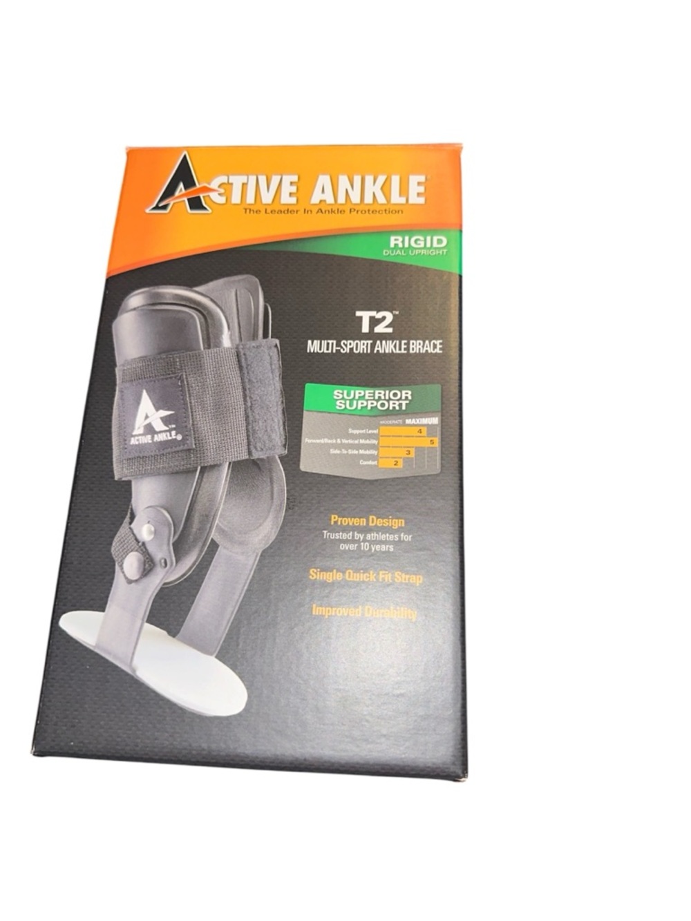 Active Ankle T2 Multi-Sport Ankle Brace - Gray